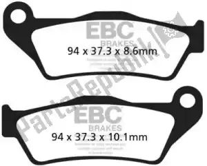 EBC EBCFA363V pastiglie freno fa 363v pastiglie freno semi sinterizzate - Il fondo