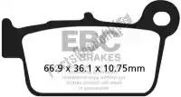 EBCFA367R, EBC, Pastilha de freio fa367r pastilhas de freio sinterizada r    , Novo