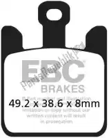 EBCFA3694HH, EBC, Brake pad fa369/4hh hh sintered sportbike brake pads    , New
