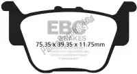 EBCFA373TT, EBC, Brake pad fa373tt organic brake pads    , New