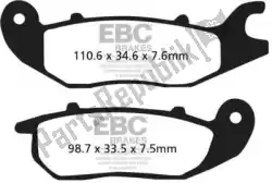 Here you can order the brake pad fa375hh hh sintered sportbike brake pads from EBC, with part number EBCFA375HH: