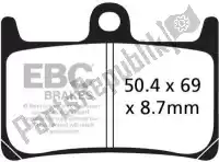 EBCEPFA380HH, EBC, Remblok epfa380hh extreme pro hh brake pads    , Nieuw