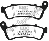 EBCFA388, EBC, Brake pad fa388 organic brake pads    , New