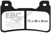EBCFA390HH, EBC, Brake pad fa390hh hh sintered sportbike brake pads    , New