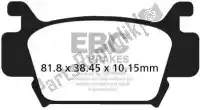 EBCFA410R, EBC, Brake pad fa410r sintered r brake pads    , New