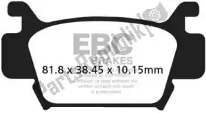 EBC EBCFA410R remblok fa410r sintered r brake pads - Onderkant