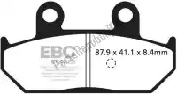 EBCSFA412, EBC, Remblok sfa412 organic scooter brake pads    , Nieuw