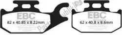 Here you can order the brake pad sfa413hh hh sintered scooter brake pads from EBC, with part number EBCSFA413HH: