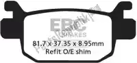 EBCFA415HH, EBC, Brake pad fa415hh double-h sintered sportbike pads    , New
