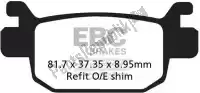 EBCSFA415HH, EBC, Remblok sfa415hh hh sintered scooter brake pads    , Nieuw