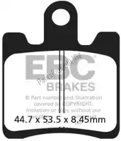 EBCFA4234HH, EBC, Klocek hamulcowy fa423/4hh hh spiekane klocki hamulcowe sportbike    , Nowy