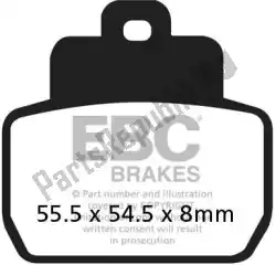Qui puoi ordinare pastiglie freno sfa425hh hh pastiglie freno sinterizzate scooter da EBC , con numero parte EBCSFA425HH: