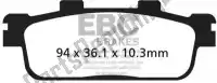 EBCSFA427HH, EBC, Brake pad sfa427hh hh sintered scooter brake pads    , New