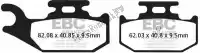 EBCFA428TT, EBC, Brake pad fa428tt organic brake pads    , New