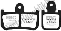 EBCFA4424, EBC, Pastilha de freio fa442/4 pastilhas de freio orgânicas    , Novo