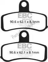EBCFA457V, EBC, Pastilha de freio fa 457v pastilhas de freio semi sinterizadas    , Novo