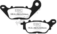 EBCSFAC464, EBC, Plaquette de frein sfac464 plaquettes de frein scooter carbone    , Nouveau