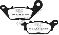 remblok fa464 organic brake pads van EBC, met onderdeel nummer EBCFA464, bestel je hier online: