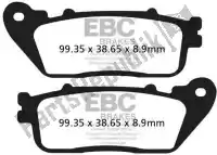 EBCFA488HH, EBC, Plaquette de frein fa488hh hh plaquettes de frein sportbike frittées    , Nouveau