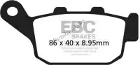 EBCFA496V, EBC, Brake pad fa 496v semi sintered brake pads    , New