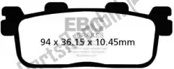 Qui puoi ordinare pastiglie freno sfa607hh hh pastiglie freno sinterizzate scooter da EBC , con numero parte EBCSFA607HH: