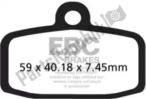 EBC EBCFA612R klocek hamulcowy fa612r spiekany r klocki hamulcowe - Dół