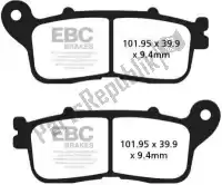 EBCFA636HH, EBC, Brake pad fa636hh hh sintered sportbike brake pads    , New