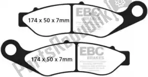 EBC EBCEPFA638HH brake pad epfa638hh extreme pro sinter brake pads - Bottom side