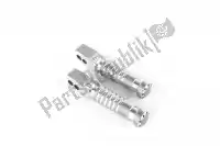 312429016S, Gilles, Voetsteun sport foot peg set, pillion, silver    , Nieuw