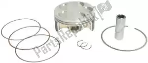 ATHENA S4F07700002B piston kit (b), standard bore 76.96mm, 12.5:1 high compression - Bottom side