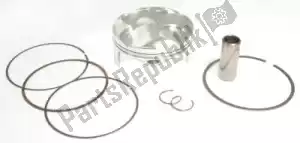 ATHENA S4F07700022A piston kit (a), standard bore 76.95mm, 13.9:1 compression - Bottom side