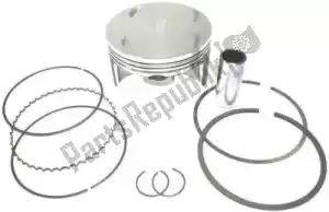 ATHENA S4F096000010 piston kit (596cc big bore), 1.00mm oversize to 96.00mm - Bottom side