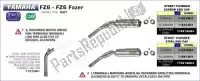 AR71272MI, Arrow, Exh non catalized mid-pipe    , Nieuw