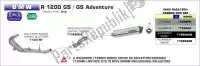 AR71689AKB, Arrow, Exh maxi race-tech alluminio bianco, tappo in carbonio    , Nuovo