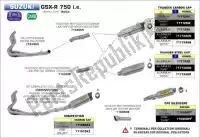 AR71772AKB, Arrow, Exh thunder aluminiowa bia?a, karbonowa za?lepka    , Nowy