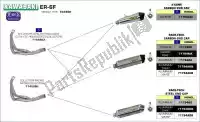 AR71794AK, Arrow, Exh race-tech aluminium, carbon end cap    , Nieuw