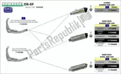 Aquí puede pedir exh race-tech aluminio oscuro, tapa de carbono eec de Arrow , con el número de pieza AR71794AKN:
