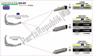 ARROW AR71459KZ exh kit coletores catalíticos eec - Lado inferior