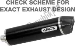 Qui puoi ordinare exh maxi race tech alluminio scuro cee da Arrow , con numero parte AR71662AON: