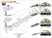 AR71619MI, Arrow, Exh junta do meio    , Novo