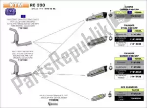 ARROW AR71813AON exh trueno aluminio oscuro - Lado inferior