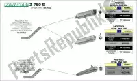 AR71279MI, Arrow, Exh tubo médio de montagem baixa para colecionadores de estoque    , Novo