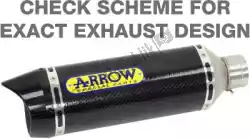 exh street thunder aluminium dark van Arrow, met onderdeel nummer AR51502AON, bestel je hier online: