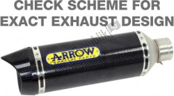 Here you can order the exh street thunder aluminum dark from Arrow, with part number AR51501AON: