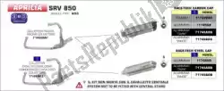 Aquí puede pedir exh race tech aluminio blanco, tapa final de carbono de Arrow , con el número de pieza AR71749AKB: