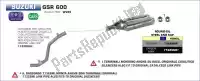 AR71328MI, Arrow, Exh non catalized mid-pipe    , Nieuw