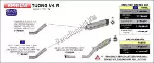 ARROW AR71406MI tubo centrale exh per collettori stock - Il fondo