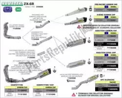Qui puoi ordinare tubo centrale exh per silenziatori race-tech da Arrow , con numero parte AR71393MI: