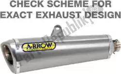 Here you can order the exh trophy titanium road eec from Arrow, with part number AR71641PR: