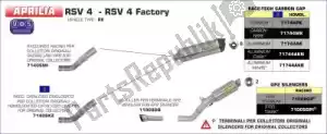 ARROW AR71406MI tuyau intermédiaire exh pour les collectionneurs de stock - image 17 de 17